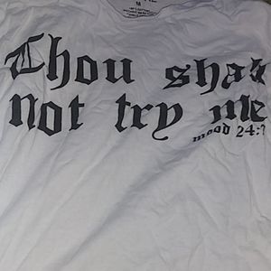 long long sleeve white tee